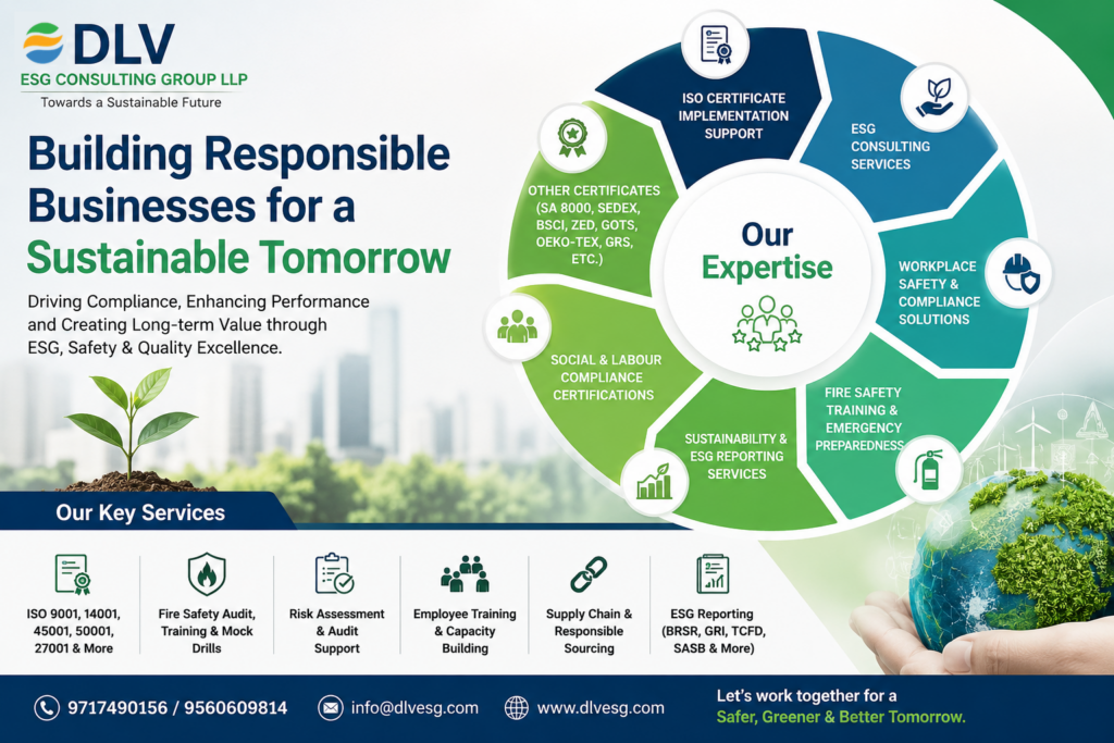 DLV ESG ISO certificate services for quality, safety, sustainability, and business compliance.