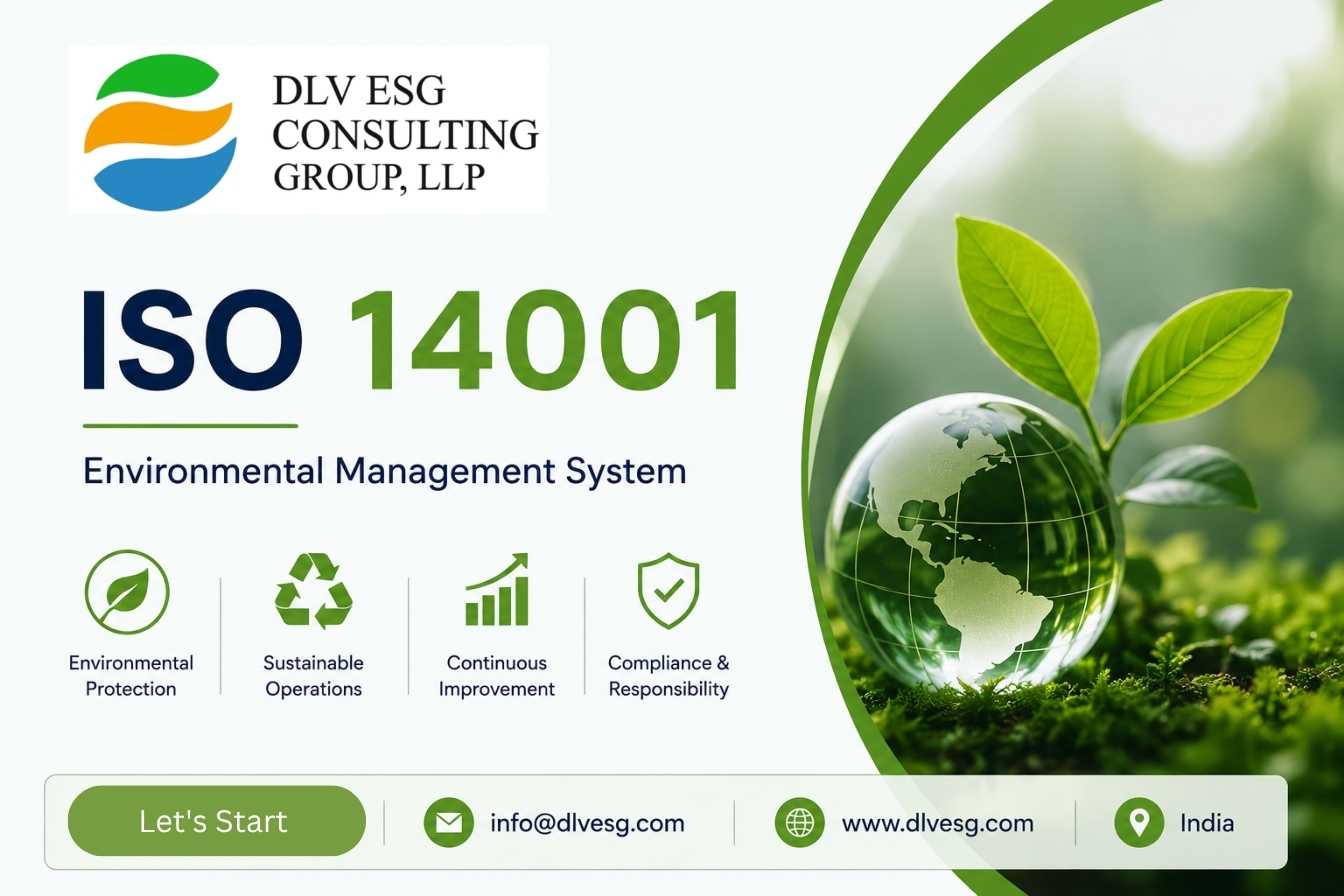 ISO 14001 Certificate DLV ESG Consulting services