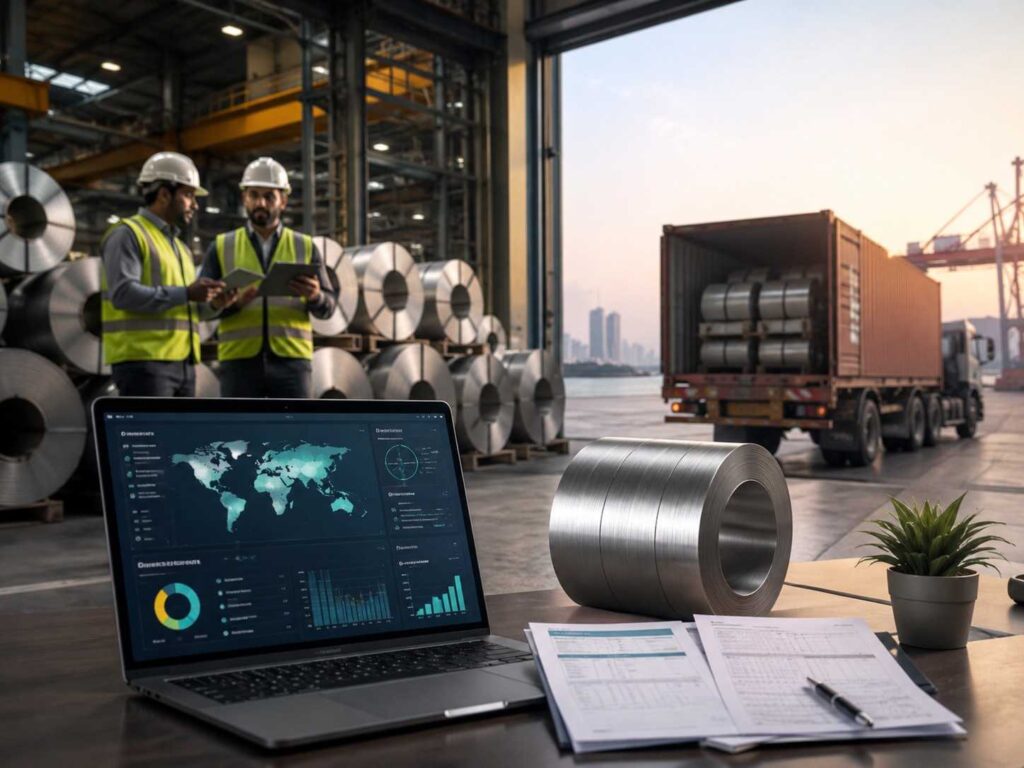 process of CBAM compliance for Indian steel and aluminium exporters