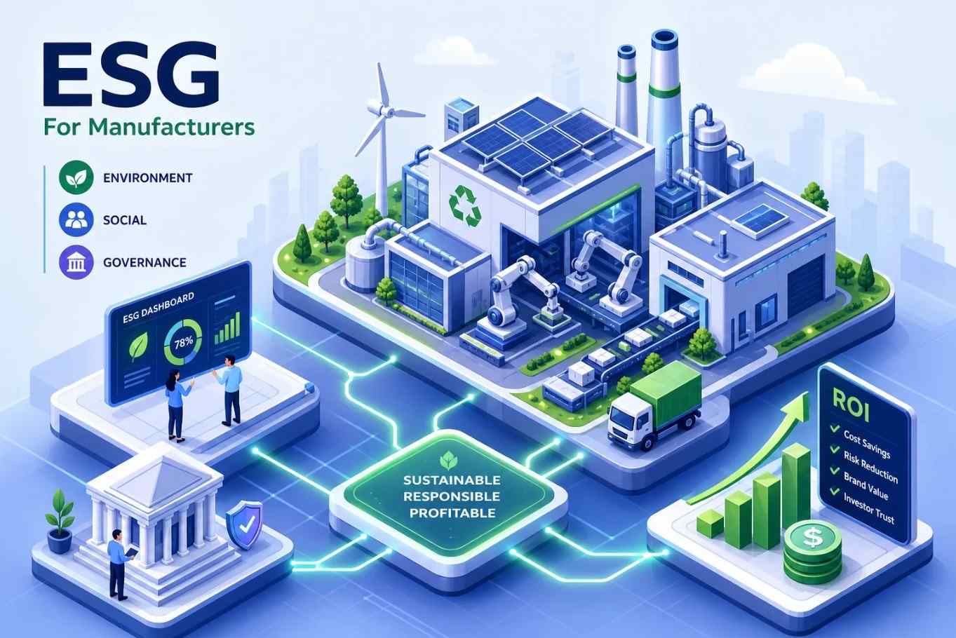 ESG Consulting for Manufacturers: Services, Process and ROI , dlv esg consulting services