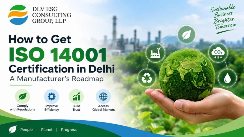 Learn how Delhi NCR manufacturers get ISO 14001 certification, from DPCC compliance to audit prep, with a step-by-step implementation roadmap.