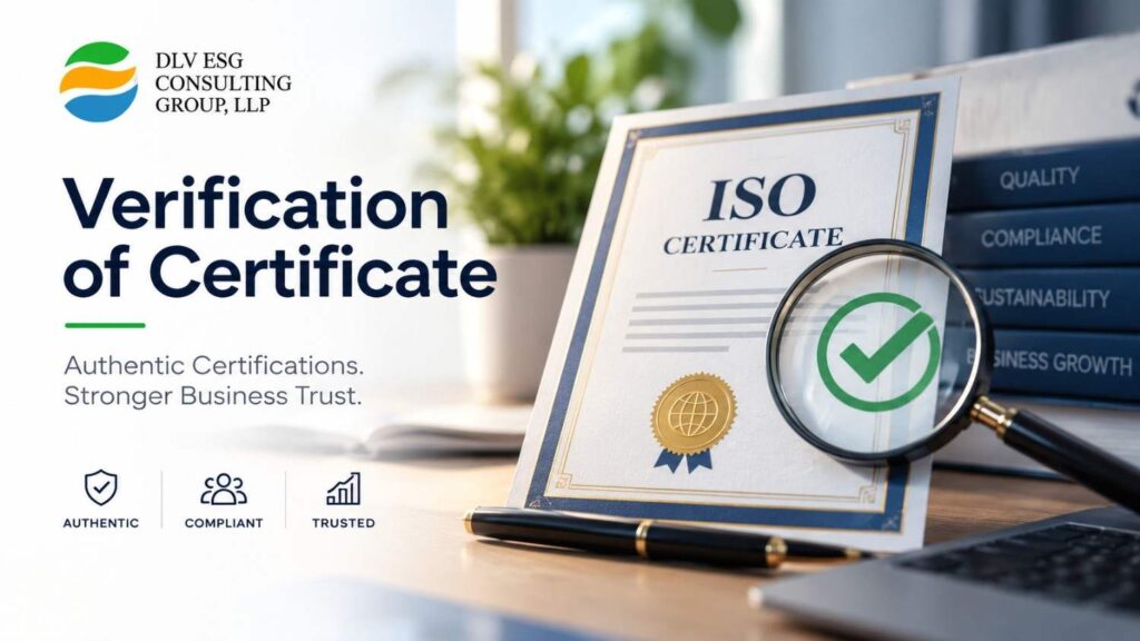 Verification of Certificate: Complete Guide by DLV ESG (2026)