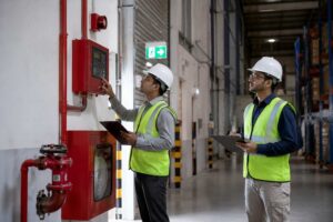 Fire safety audit checklist for an Indian factory and warehouse